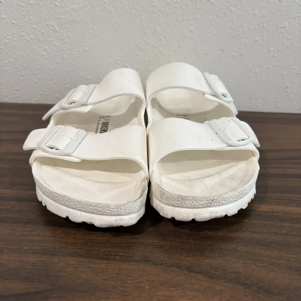 BIRKENSTOCK Arizona Essentials Sandals White EVA Foam US M 8 L‎ 10 EU 41 Casual